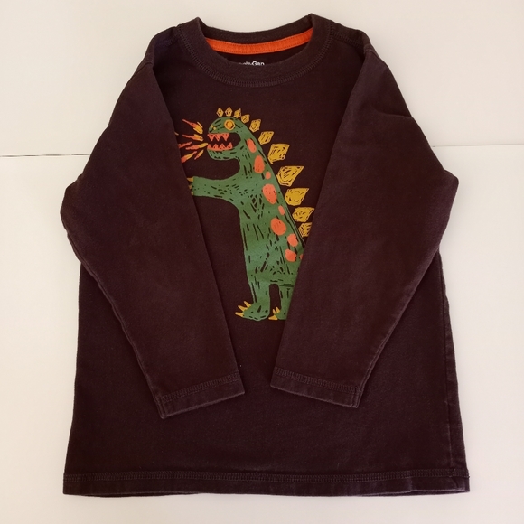 Baby Gap Tyrannosaurus Rex T-Rex Dinosaur Long Sleeve Shirt Boys Size 5 Years - Picture 4 of 9